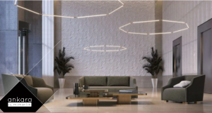 Luxury Ofislerde Altın, Bronz ve Pirinç Detaylar