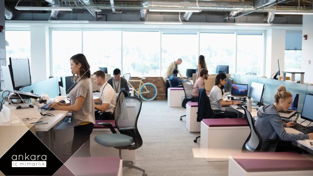 Açık ofis tasarımının iş verimliliğine etkisi