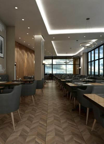 restorant iç tasarım 2074 Otonomi Restoran 