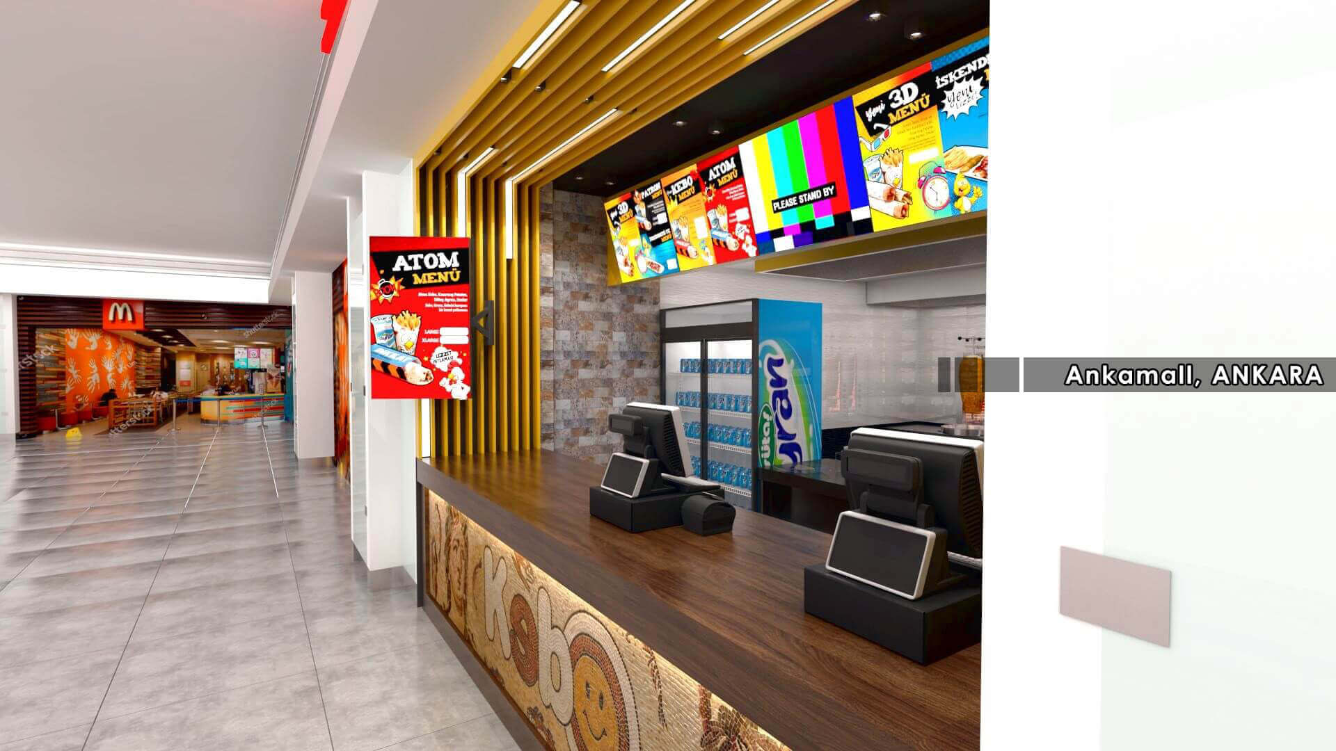 restorant iç tasarım
