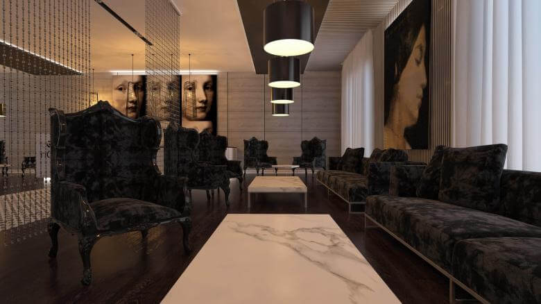  tip oda tasarımı 2135 Doğu Hotel, Tahran Oteller