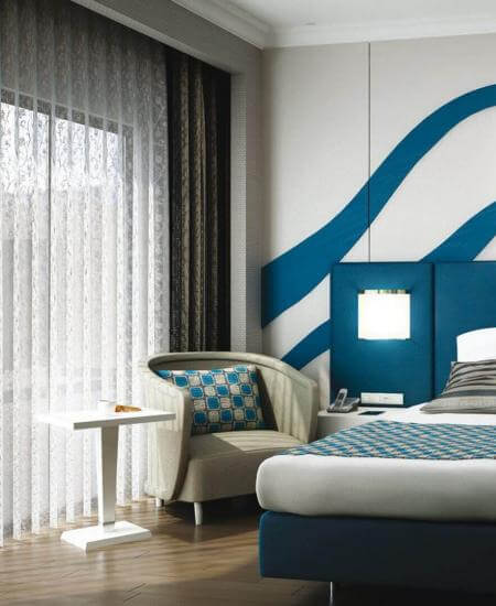  otel odası tasarımı 2142 Erbil Sheraton, IRAK 