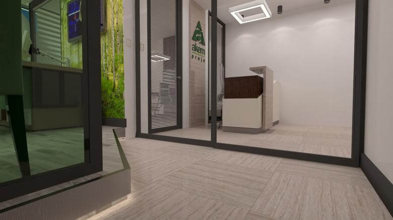 ofis içmimar 2482 Akem Gayrimenkul Ofisi Ofisler