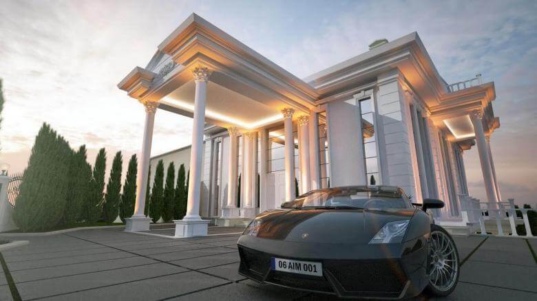 ev dekorasyonu 2743 Binsesin Sitesi Villa Konutlar