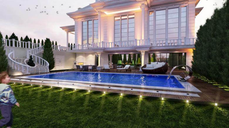 ev dekorasyonu 2744 Binsesin Sitesi Villa Konutlar