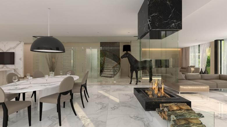 ev dekorasyonu 2819 Binsesin Sitesi Villa Konutlar