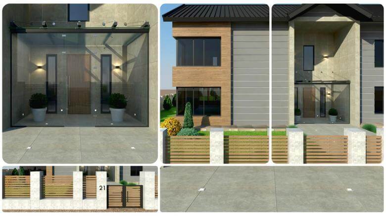  villa tasarım 2937 İncek Tek Yapı Villa Konutlar