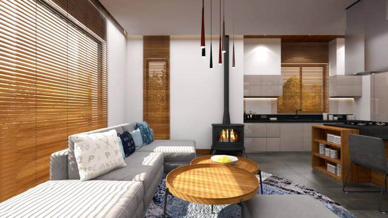  villa tasarım 2945 İncek Tek Yapı Villa Konutlar