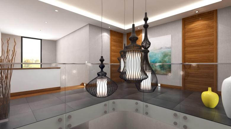  villa tasarım 2962 İncek Tek Yapı Villa Konutlar