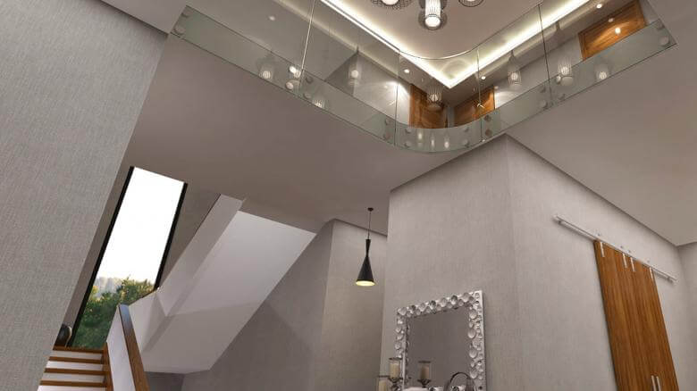  villa tasarım 2966 İncek Tek Yapı Villa Konutlar
