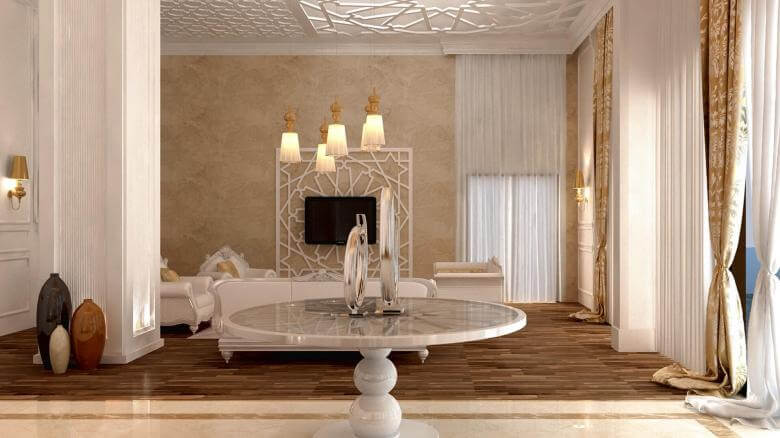  villa dekorasyonu 3021 Oran Rezidans Konutlar