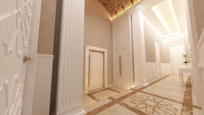  villa dekorasyonu 3025 Oran Rezidans Konutlar