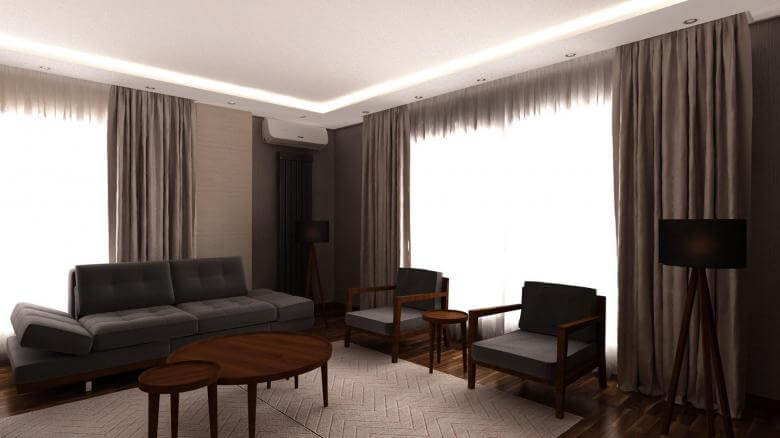  villa tasarım 3150 M. Kesik Dairesi Konutlar
