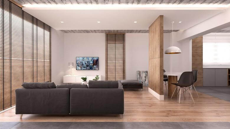  villa dekorasyonu 3248 Loft Daire Tasarımı Konutlar