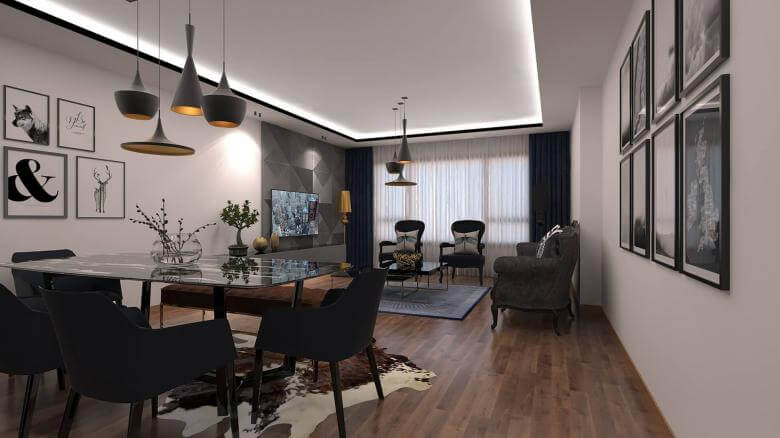 ev dekorasyonu 3338 A. Erbaş Dairesi Konutlar