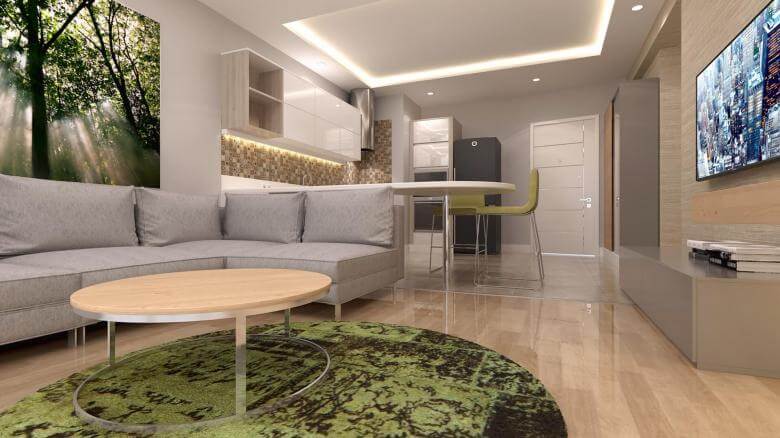  villa dekorasyonu 3354 F. Külahçı Dairesi Konutlar