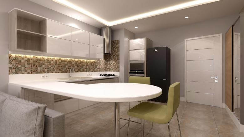  villa dekorasyonu 3357 F. Külahçı Dairesi Konutlar