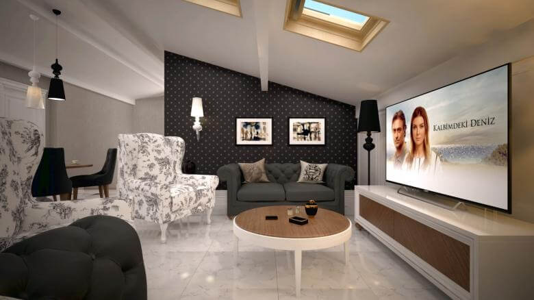  villa tasarım 3446 Aslan Konutu Konutlar
