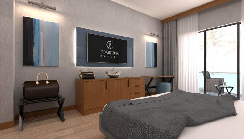  otel odası tasarımı 3606 Doğruer hotel Oteller