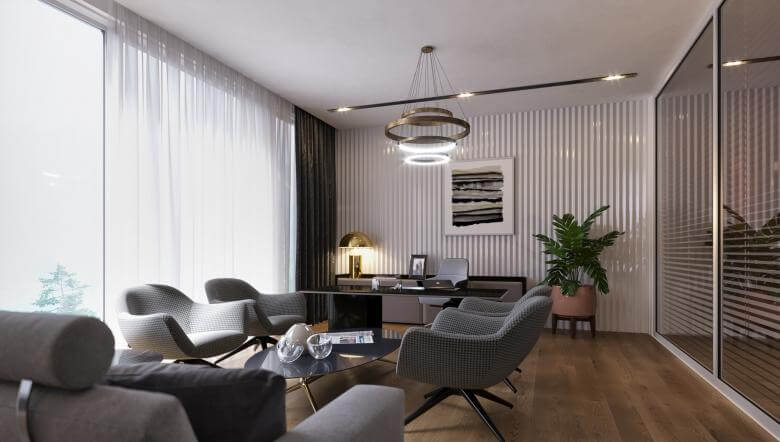 ofis dekorasyonu 3625 MC Hidrolik Ofisler
