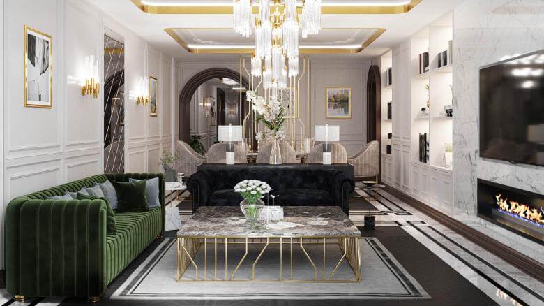  villa dekorasyonu 3858 IK Konutu Konutlar
