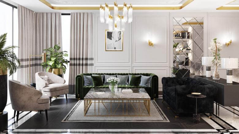  villa dekorasyonu 3859 IK Konutu Konutlar