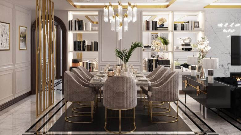  villa dekorasyonu 3860 IK Konutu Konutlar