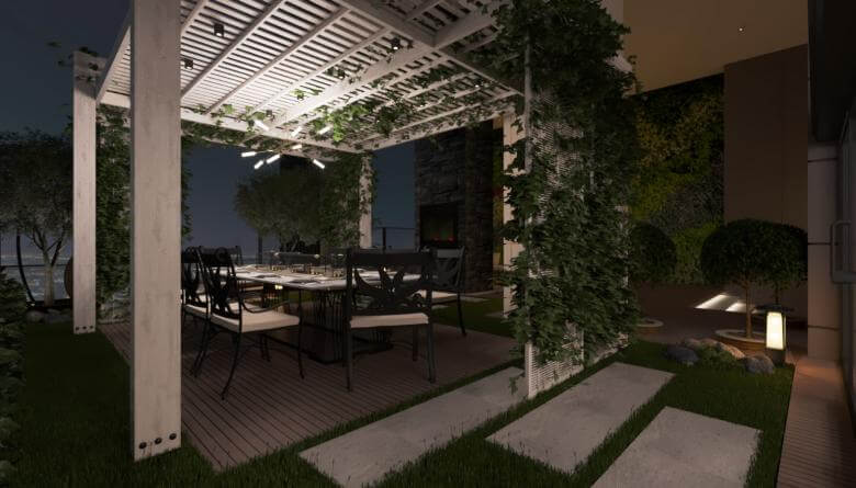 villa dekorasyonu 3880 IK Konutu Konutlar