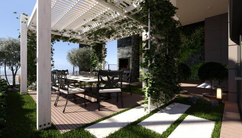  villa dekorasyonu 3881 IK Konutu Konutlar