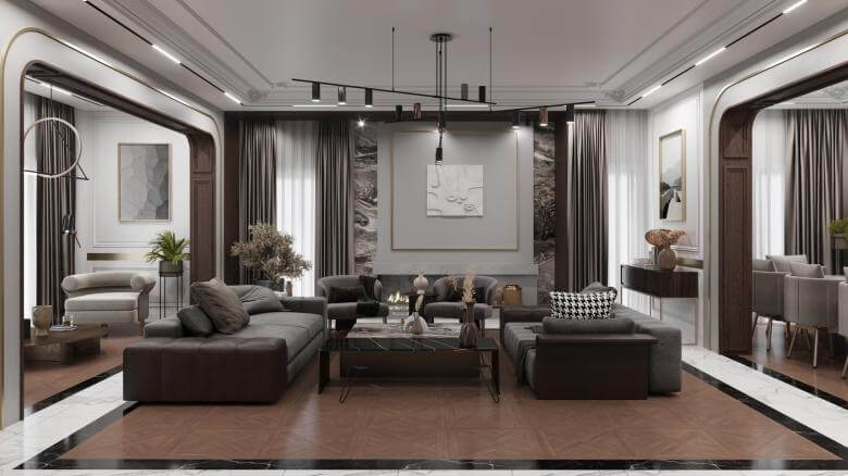  villa dekorasyonu 4243 Hekimköy Villa Konutlar