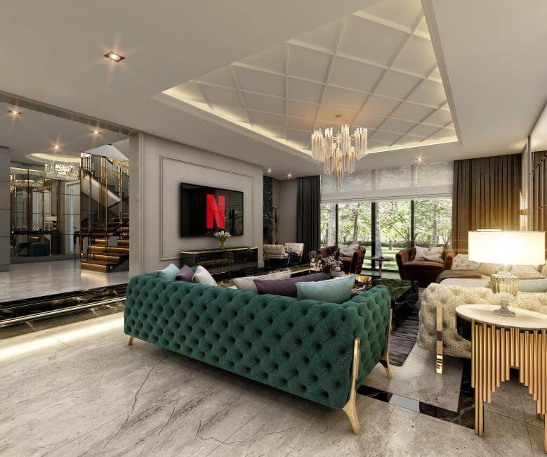 Alacaatlı 4187 Villa İç Tasarım Konutlar