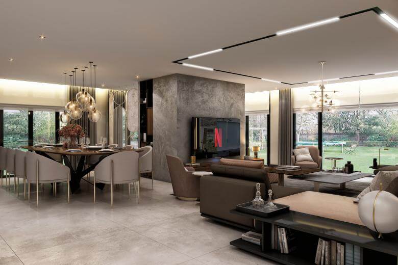  villa dekorasyonu 4381 Cemreler Sitesi Villa Konutlar