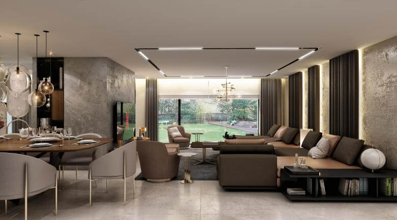 villa dekorasyonu 4382 Cemreler Sitesi Villa Konutlar