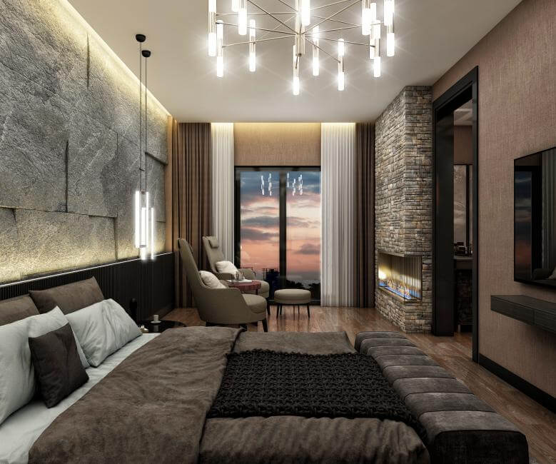  villa dekorasyonu 4416 Cemreler Sitesi Villa Konutlar