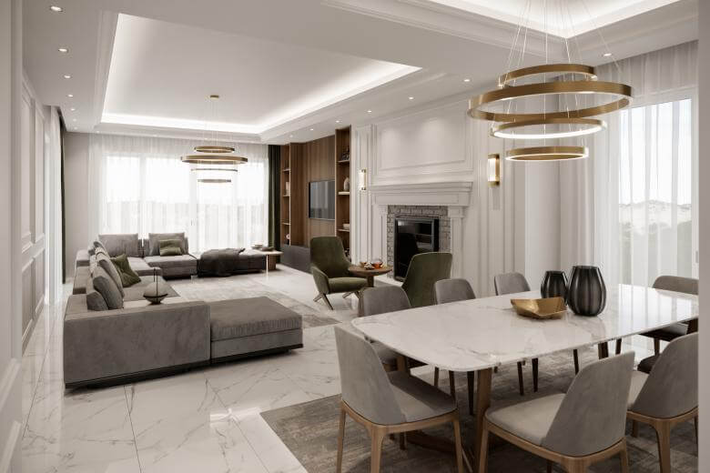  villa tasarım 4439 Kardelen Köy Villa Konutlar