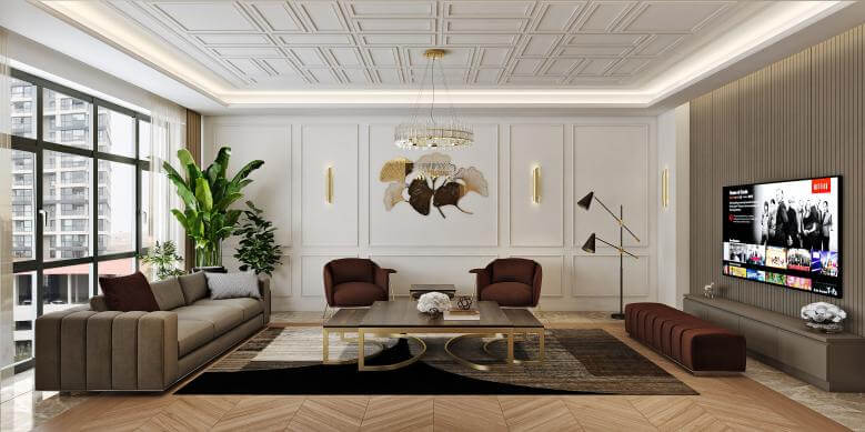 ev dekorasyonu 4484 Incek Prestij Dubleks Daire Konutlar
