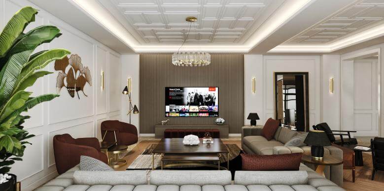 ev dekorasyonu 4485 Incek Prestij Dubleks Daire Konutlar