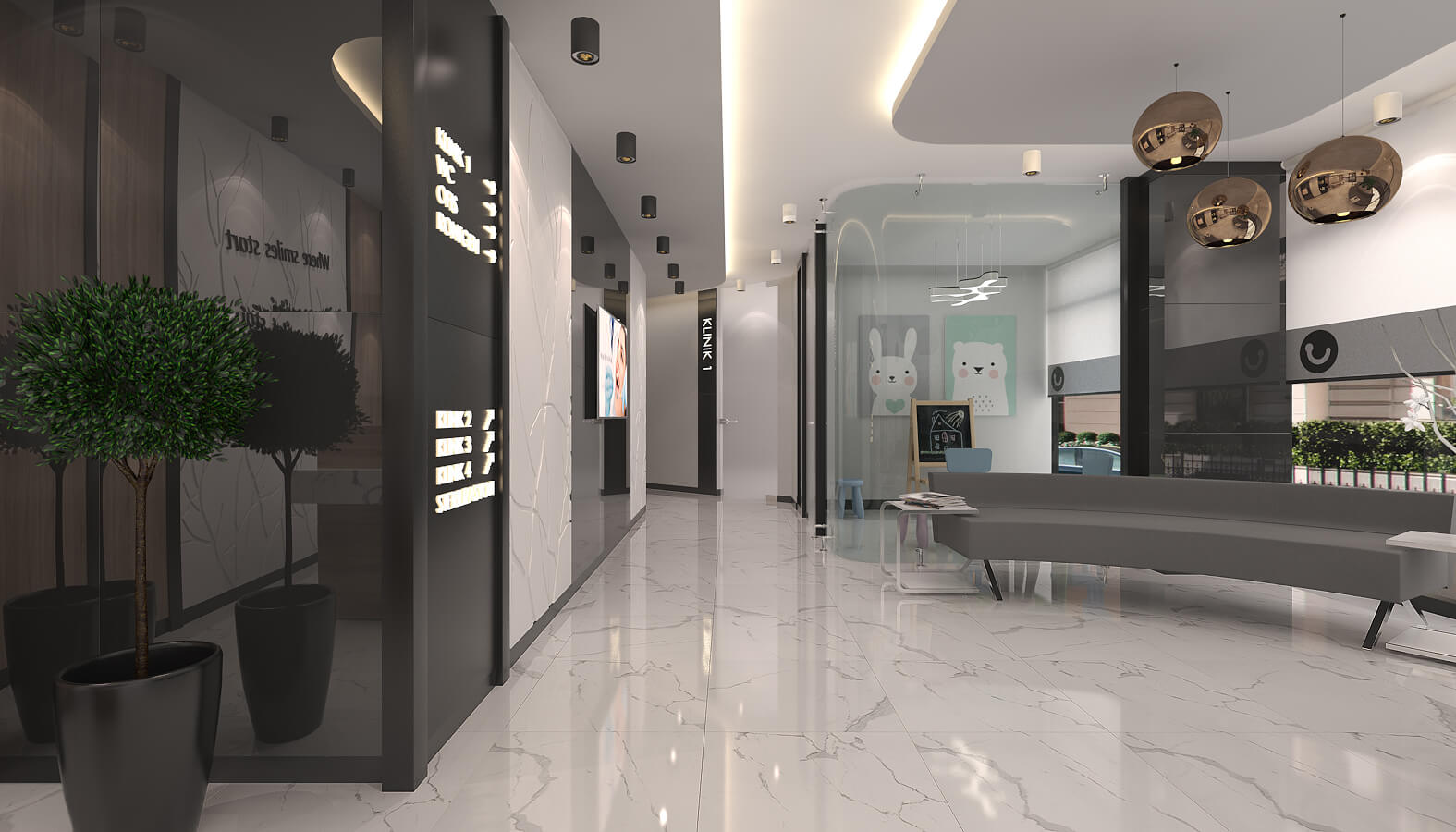 Diş kliniği tasarımı