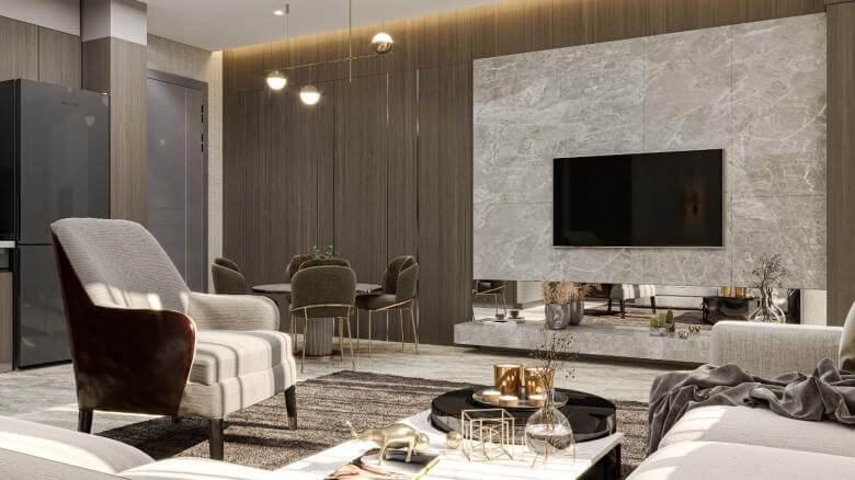  villa tasarım 4741 Vega Cadde Örnek Daire Konutlar