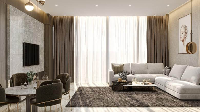  villa tasarım 4742 Vega Cadde Örnek Daire Konutlar