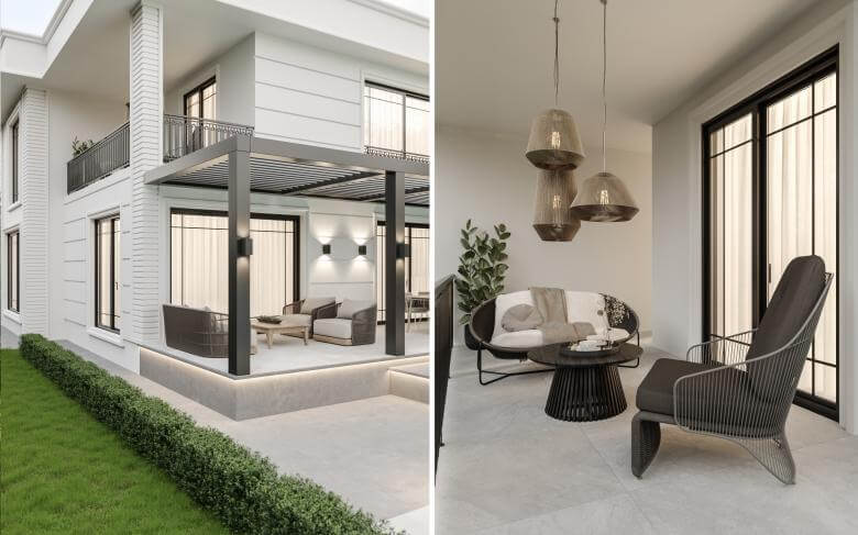 Hacılar 5297 SK Gölbaşı Villa Projesi Konutlar