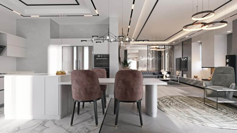  ev içmimar 5253 Almila Evleri Villa Tasarımı Konutlar