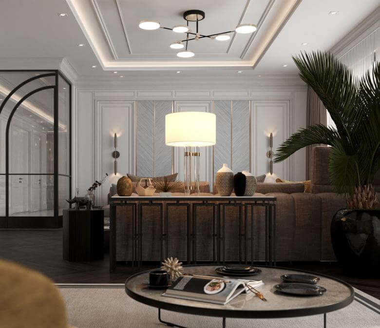  villa dekorasyonu 5140 Lüks Daire Tasarımı Konutlar