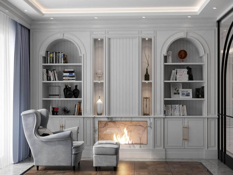  villa dekorasyonu 5153 Lüks Daire Tasarımı Konutlar