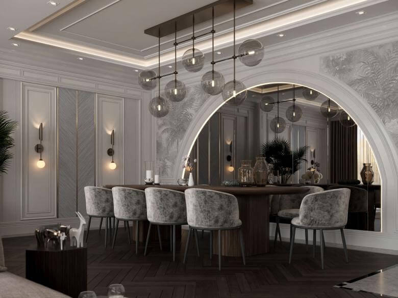 villa dekorasyonu 5265 Lüks Daire Tasarımı Konutlar