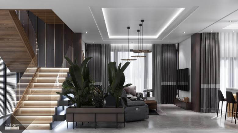  villa tasarım 5417 Park Caddesi Villa Konutlar