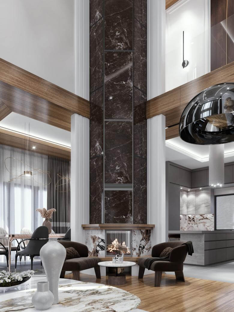  villa tasarım 5432 Park Caddesi Villa Konutlar