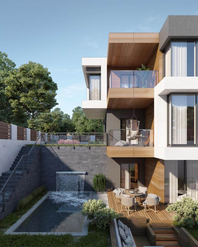  villa tasarım 5450 Park Caddesi Villa Konutlar