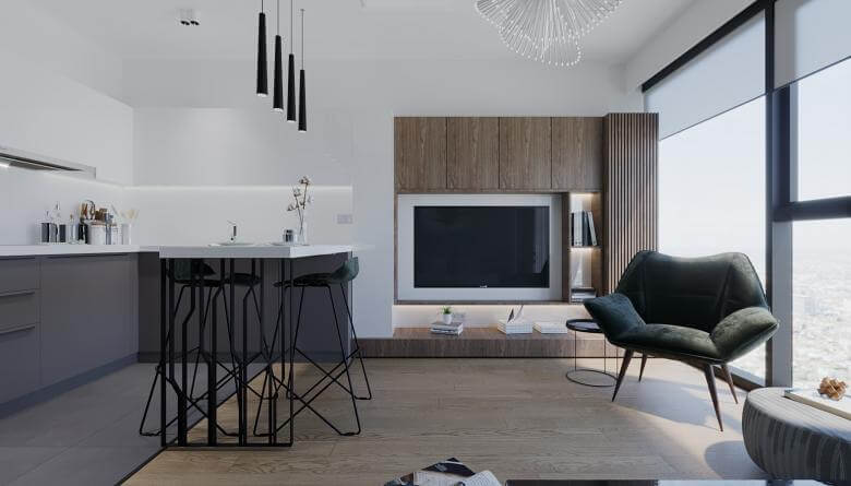  ev içmimar 5079 Elmar Towers Apartman Dairesi Konutlar