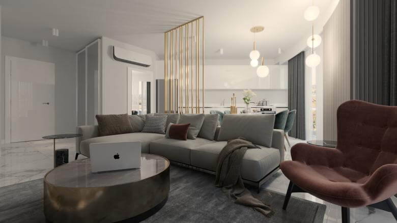  villa dekorasyonu 5090 Sinpaş Ege Vadisi 2+1 Konutlar